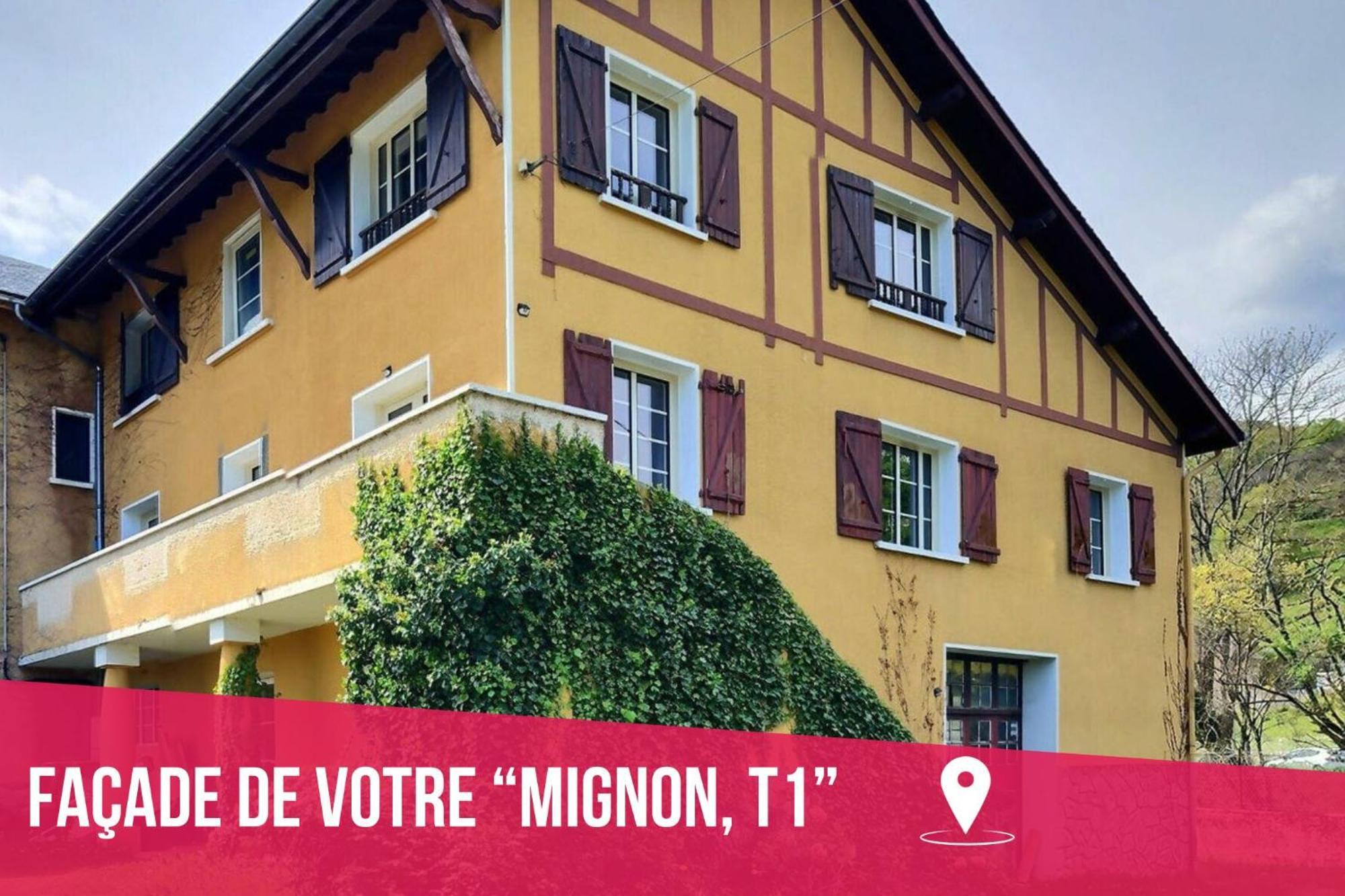 Ferienwohnung Mignon, T1 Bis Cosy & Calme, Neuf, Parking, Balcon Gerde Exterior foto