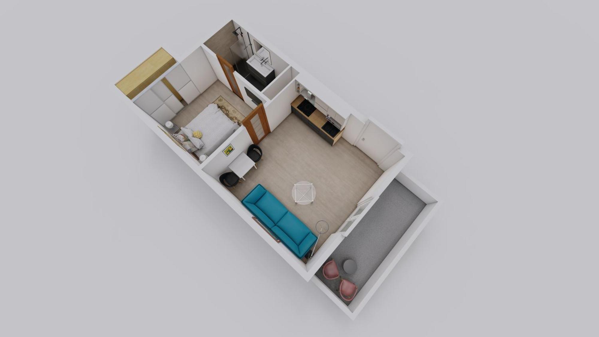 Ferienwohnung Mignon, T1 Bis Cosy & Calme, Neuf, Parking, Balcon Gerde Exterior foto